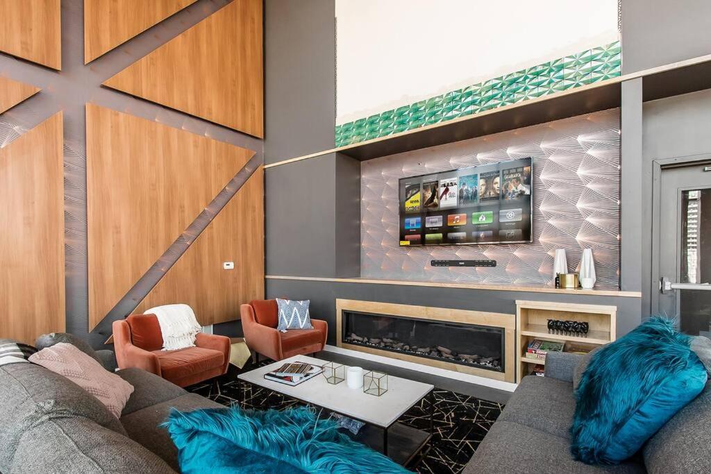 Brand New Gorgeous 1Br Apartment I Gym + Free Park Columbus Buitenkant foto